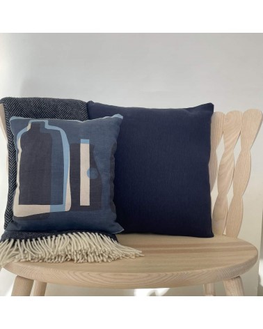 Maison d'être - Fodera per cuscino blu navy Serax cuscini decorativi per divano deco di lusso originale