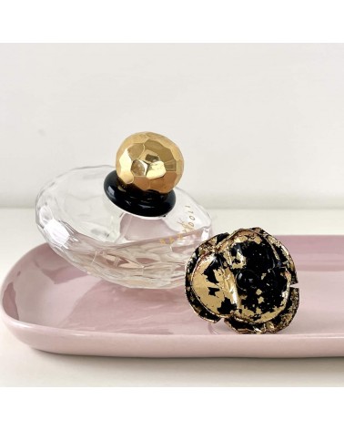 Vassoio in ceramica - Rosa Pallido Quail's Egg decorativo legno vassoio design