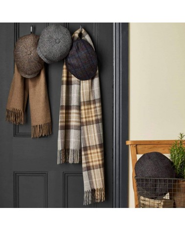 McKellar - Tartan Merino wool scarf Bronte by Moon scarves for women mens scarf Kitatori Switzerland