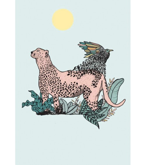 Panther - Poster, Kunstdrucke, Wanddeko Olala by Pupa online bestellen shop store kunstdrucke kaufen wandposter artposter kun...