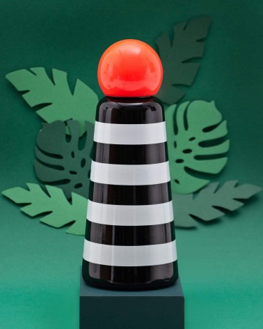 Thermo Flask - Skittle Bottle 500ml - Stripes and Coral Lund London best water bottle
