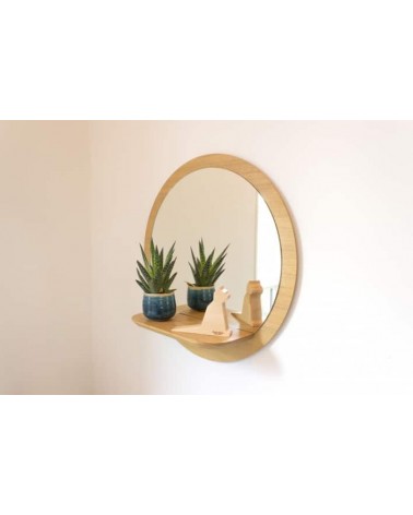 Sunrise - Specchio da parete rotondo Reine Mère candelieri design eleganti particolari originali