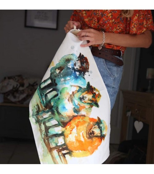 Tea Towel - Sheep Meg Hawkins Art best kitchen hand towels fall funny cute