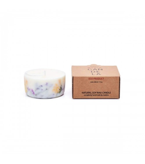 Fleurs sauvages - Petite Bougie Parfumée  artisanale maison originale naturelle suisse