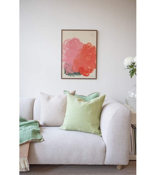Lilja Apple - Housse de coussin 50x50 Brita Sweden coussins décoratifs pour canapé salon deco original suisse