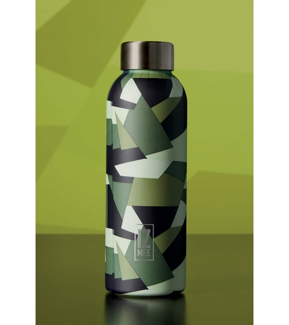 Jungle Army - Gourde Isotherme 510ml IZMEE gourde sport metal d eau aluminium thé design