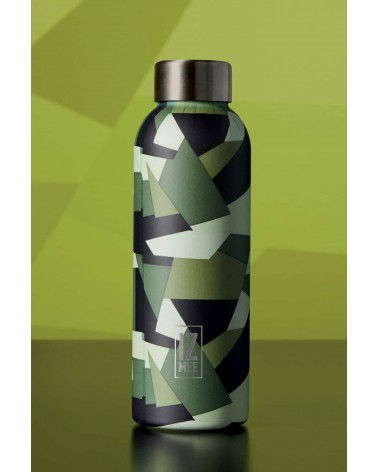 Jungle Army - Gourde Isotherme 510ml IZMEE gourde sport metal d eau aluminium thé design