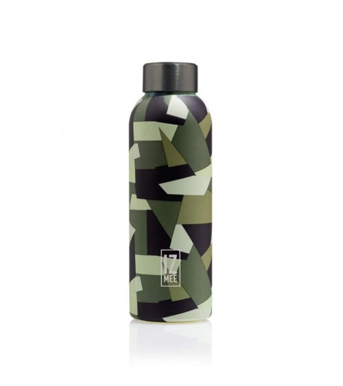 Jungle Army - Gourde Isotherme 510ml IZMEE gourde sport metal d eau aluminium thé design