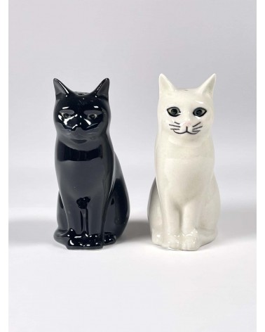 Daisy & Lucky - Porta sale e pepe Gatto Quail Ceramics design da tavola saliera e pepiera