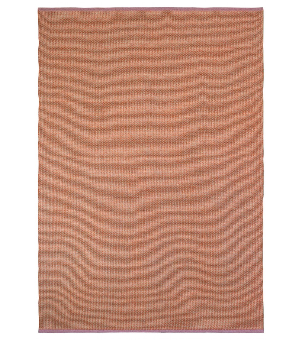 Benny Orange - Tapis vinyle tissé Brita Sweden tapis scandinave en vinyle lavable en machine de cuisine exterieur salon couloir