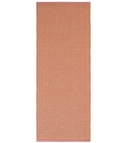 Benny Orange - Tapis vinyle tissé Brita Sweden tapis scandinave en vinyle lavable en machine de cuisine exterieur salon couloir