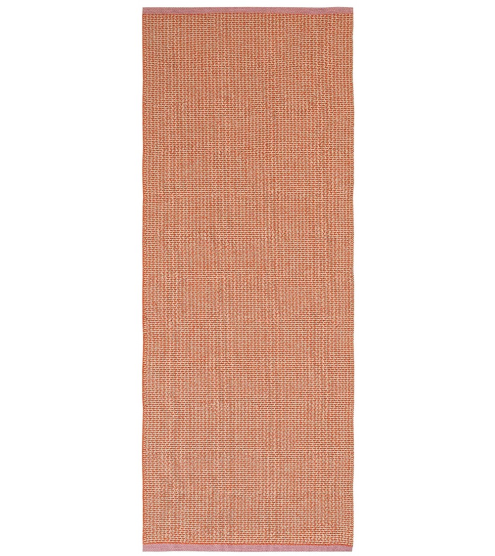 Benny Orange - Vinyl Rug Brita Sweden cool vinyl rugs runner for kitchen washable outdoor rugs