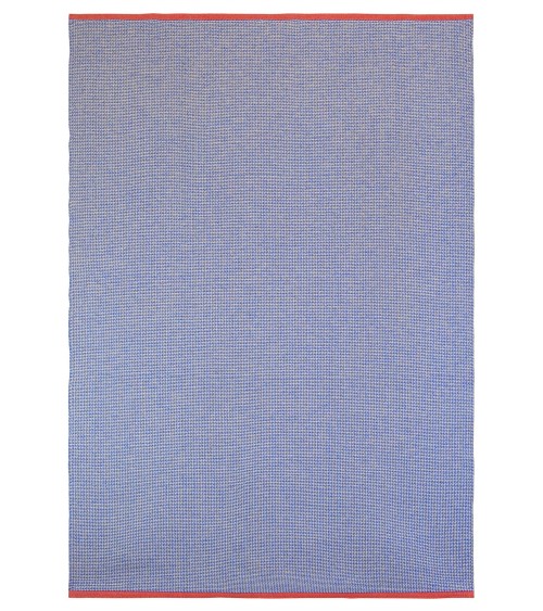 Benny Blue - Vinyl Rug Brita Sweden cool vinyl rugs runner for kitchen washable outdoor rugs