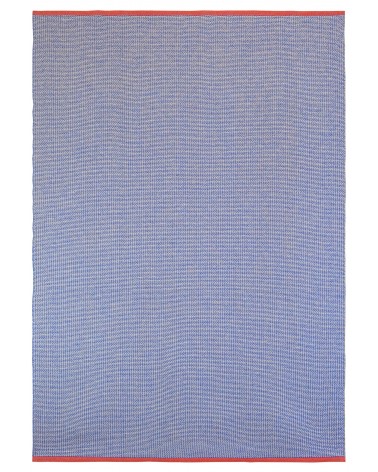 Benny Blue - Vinyl Rug Brita Sweden cool vinyl rugs runner for kitchen washable outdoor rugs