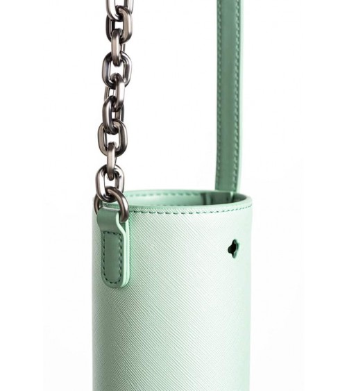 Florence Saffiano - Bottle holder with shoulder strap IZMEE best water bottle