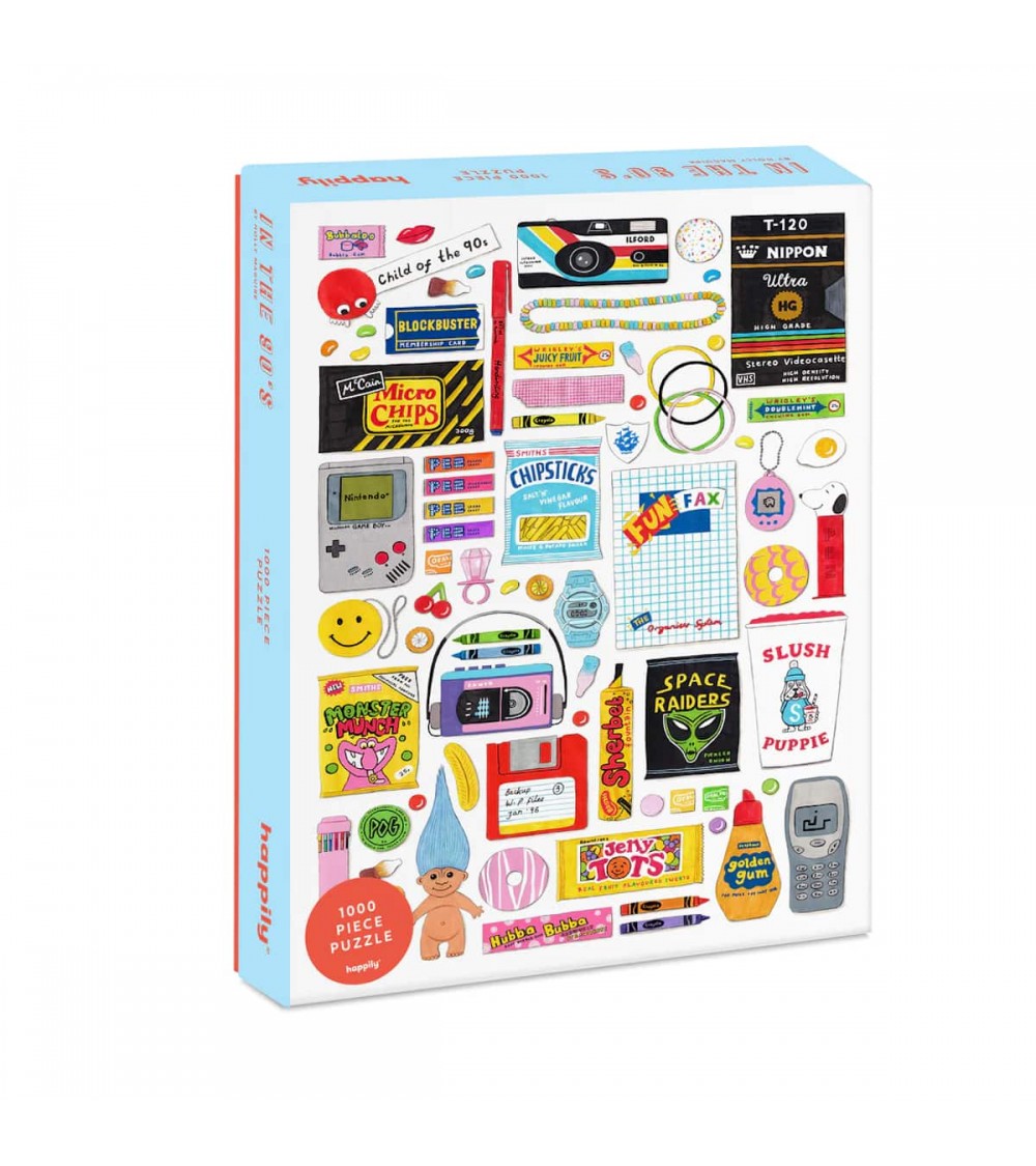 In the 90's - Puzzle 1000 Teile Happily Puzzles  coole lustige schöne puzzle kaufen shönes motiv