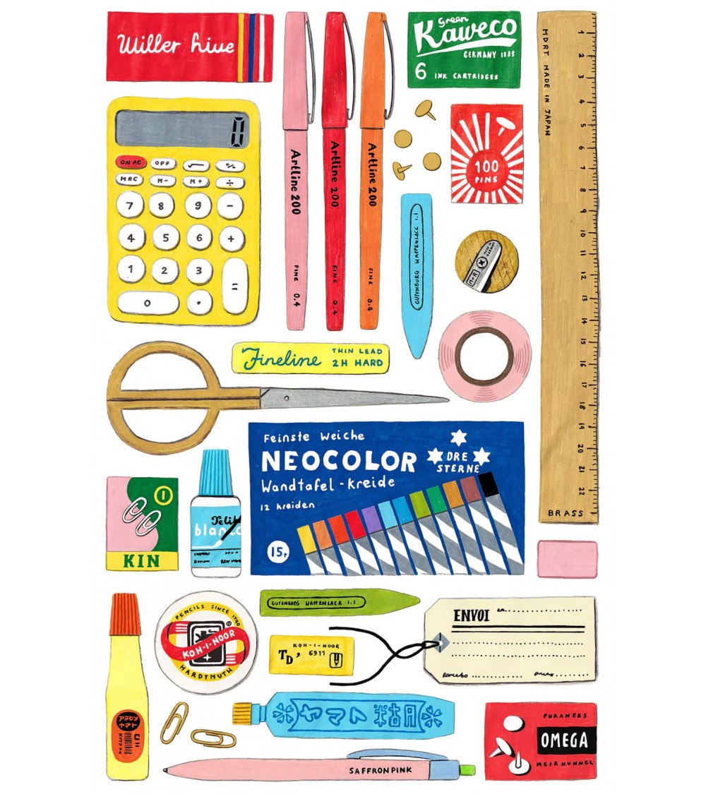 Stationery - Puzzle 1000 Teile Happily Puzzles  coole lustige schöne puzzle kaufen shönes motiv