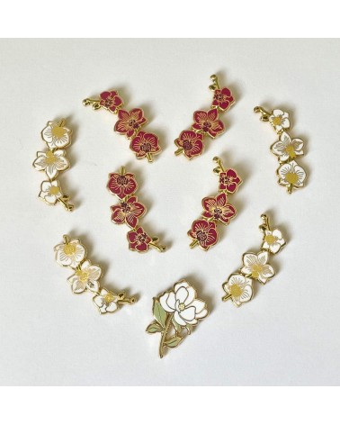 Pin's - Magnolia Plant Scouts pins rare métal originaux bijoux suisse