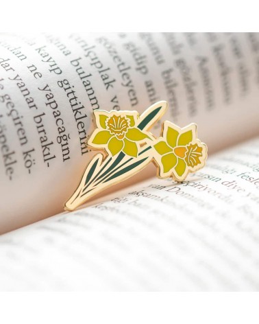 Enamel Pin - Daffodil Plant Scouts broches and pins hat pin badges collectible