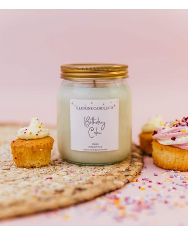 Birthday Cake - Scented Candle handmade good smelling candles shop store