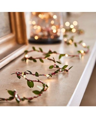 Green leaves - Fairy Light Garland Melanie Porter lighted illuminated decoration indoor bedroom