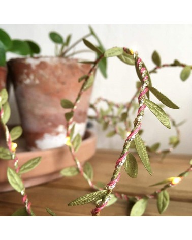 Green leaves - Fairy Light Garland Melanie Porter lighted illuminated decoration indoor bedroom