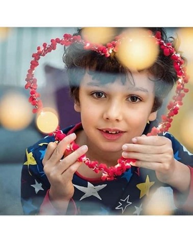 Heart with Red Tassels - Fairy light Melanie Porter lighted illuminated decoration indoor bedroom