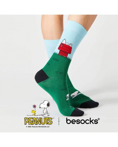 Calzini - Be Snoopy House Besocks calze da uomo per donna divertenti simpatici particolari