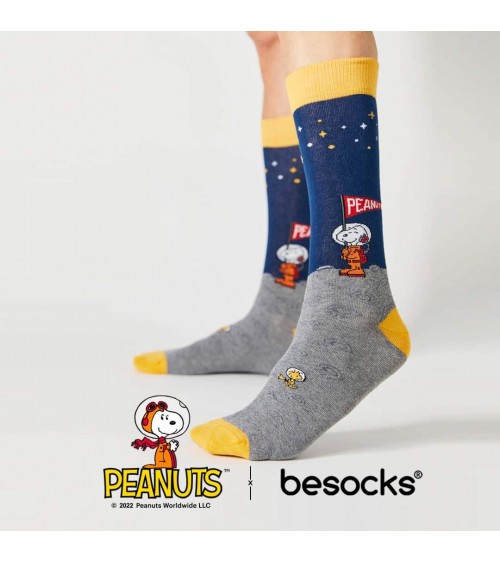 Calzini - Pacchetto Snoopy Besocks calze da uomo per donna divertenti simpatici particolari