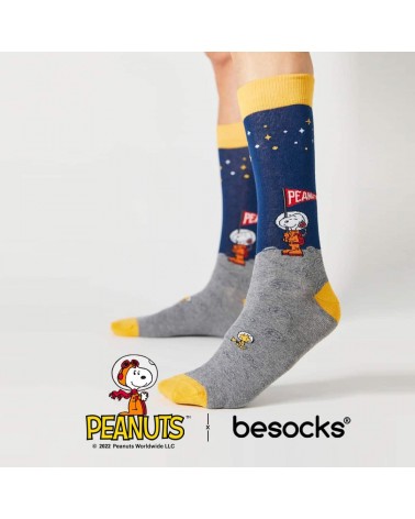 Calzini - Pacchetto Snoopy Besocks calze da uomo per donna divertenti simpatici particolari