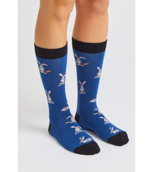 Socks BeRabbit - Blue Besocks funny crazy cute cool best pop socks for women men