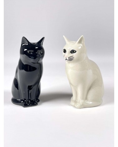 Daisy & Lucky - Porta sale e pepe Gatto Quail Ceramics design da tavola saliera e pepiera