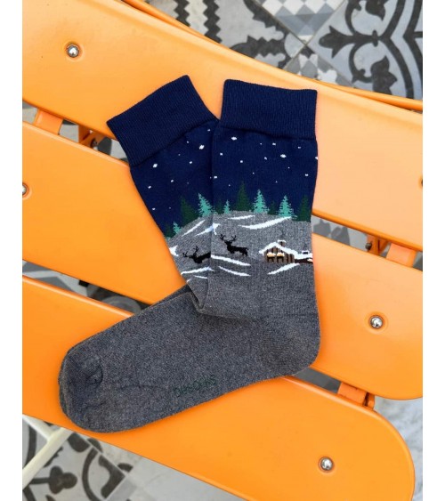 Socken - Winterland Paket Besocks Socke lustige Damen Herren farbige coole socken mit motiv kaufen