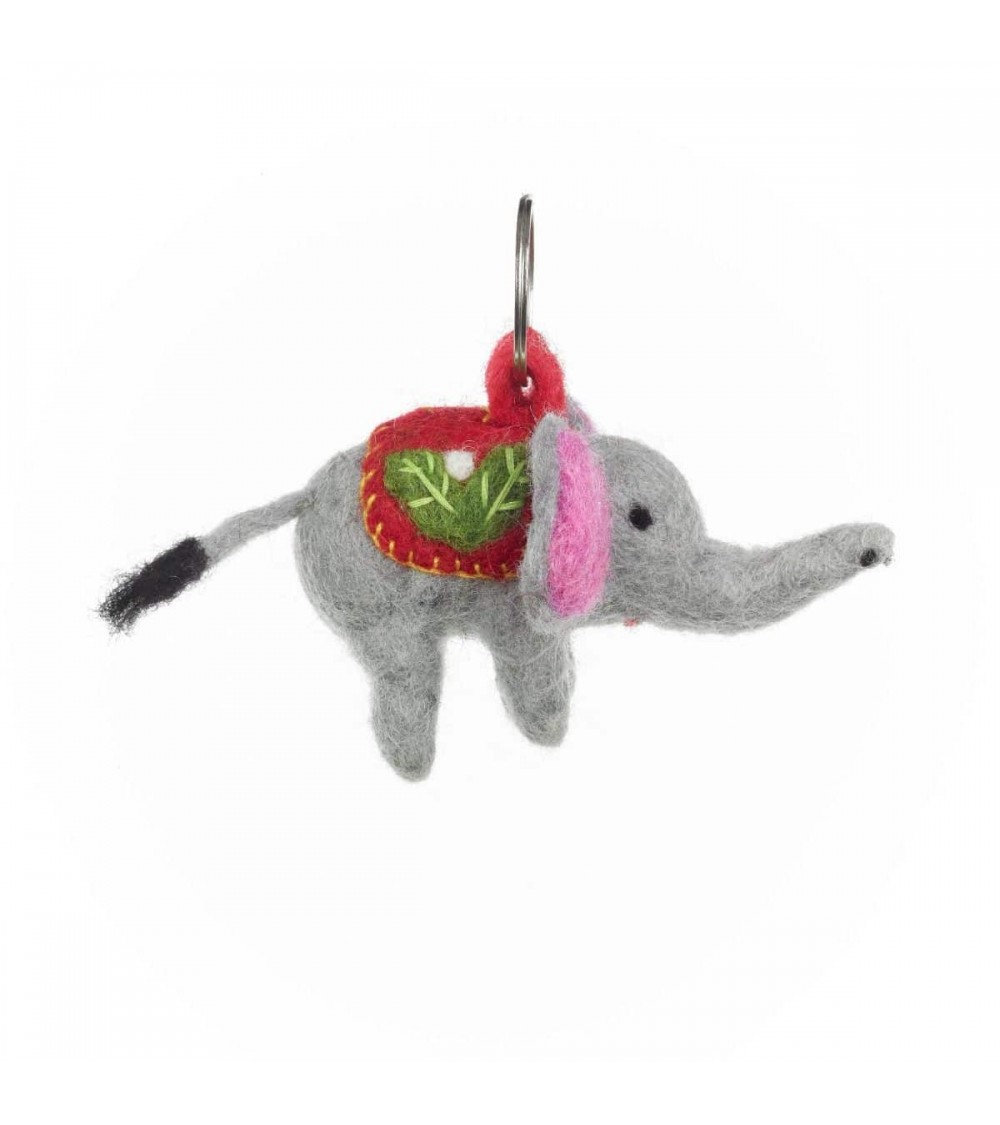 Elefante - Portachiavi originali Felt so good idea regalo svizzera