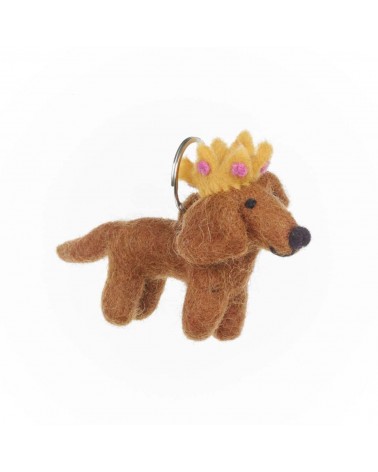 Dachshund - Cool Handcrafted Keychain Felt so good original gift idea switzerland