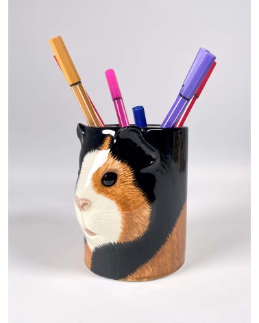 Meerschweinchen - Stiftehalter & Blumentopf Quail Ceramics schreibtisch büro kinder besteckbehälter make up pinselhalter
