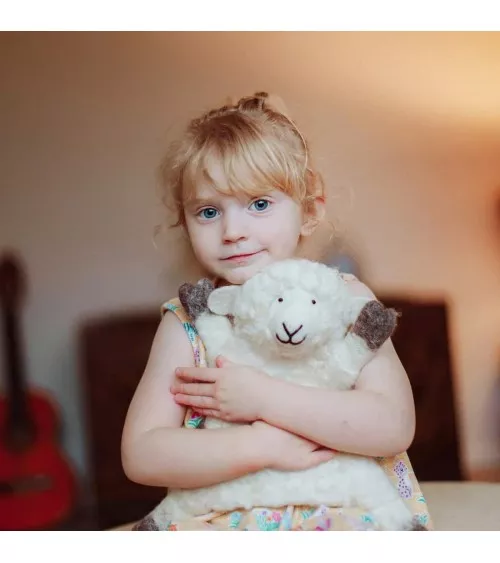 Sue, das Schaf - Handpuppe Sew Heart Felt Tier hand puppe aus filz kaufen