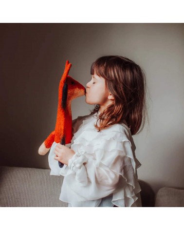 Fraser le Renard - Marionnette à main Sew Heart Felt marionnett peluche anglaise animaux jouet