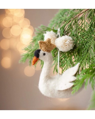 Odette - Cigno - Decorazione da appendere Sew Heart Felt particolari kitatori svizzera