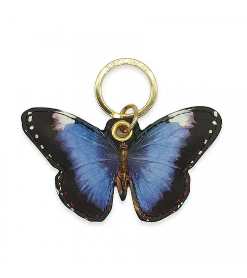 Portachiavi in pelle - Farfalla royal purple Alkemest idea regalo svizzera
