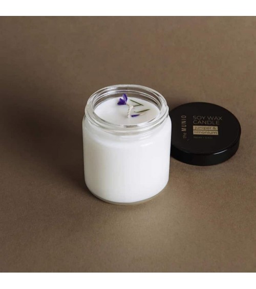 Juniper and limonium - Mini candela profumata in votive di vetro migliori candele profumate artigianali particolari