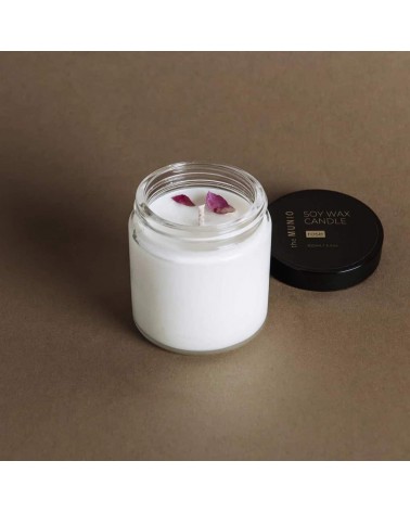 Rose - Mini Scented Candle in glass votive handmade good smelling candles shop store