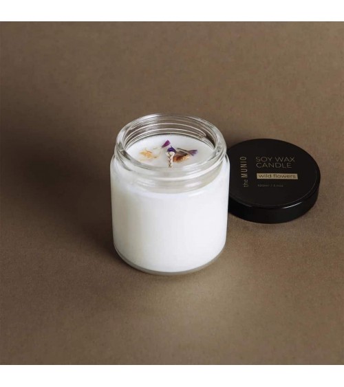 Fiori selvatici - Mini candela profumata in votive di vetro migliori candele profumate artigianali particolari