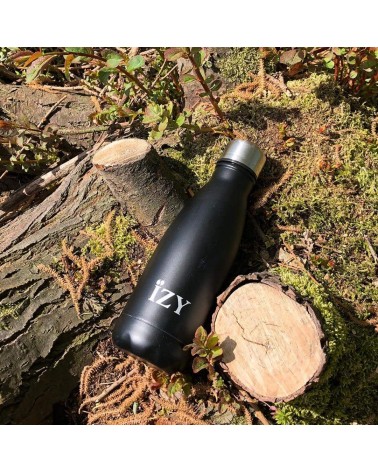 Matt black - Thermos Bootle 500 ml IZY Bottles best water bottle