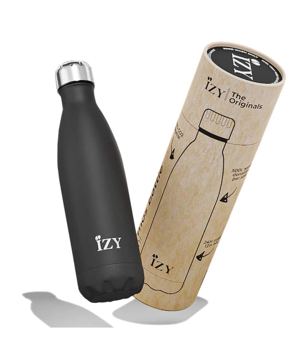 Matt Schwarz - Thermo Trinkflasche IZY Bottles trink thermos flaschen wasserflaschen sport kaufen