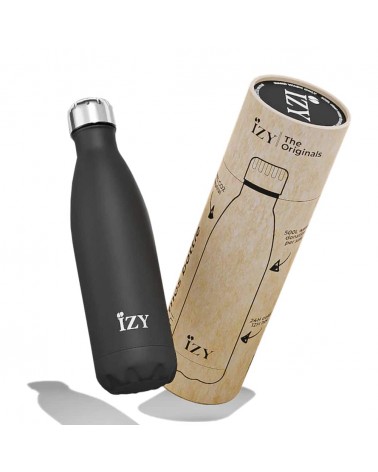 Nero opaco - Bottiglia isolata 500 ml IZY Bottles borracce termiche