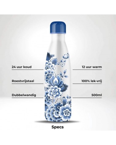Paon - Bouteille Isotherme 500 ml IZY Bottles gourde sport metal d eau aluminium thé design