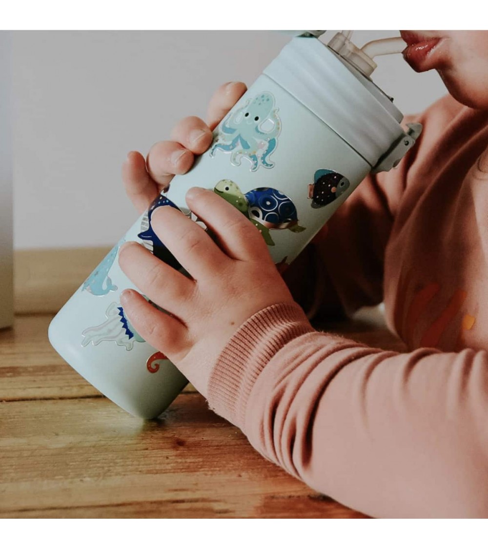 Vita sottomarina - Bottiglia d'acqua isolata per bambini IZY Bottles borracce termiche