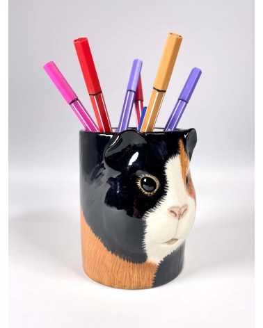 Meerschweinchen - Stiftehalter & Blumentopf Quail Ceramics schreibtisch büro kinder besteckbehälter make up pinselhalter