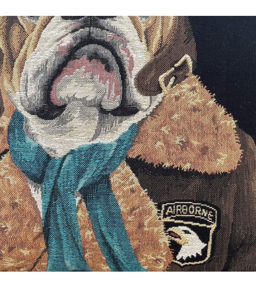 Bulldog inglese aviatore - Copricuscini divano Yapatkwa cuscini decorativi per divano deco di lusso originale